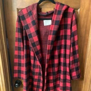 Gently Worn Hooded Cardigan Sweater